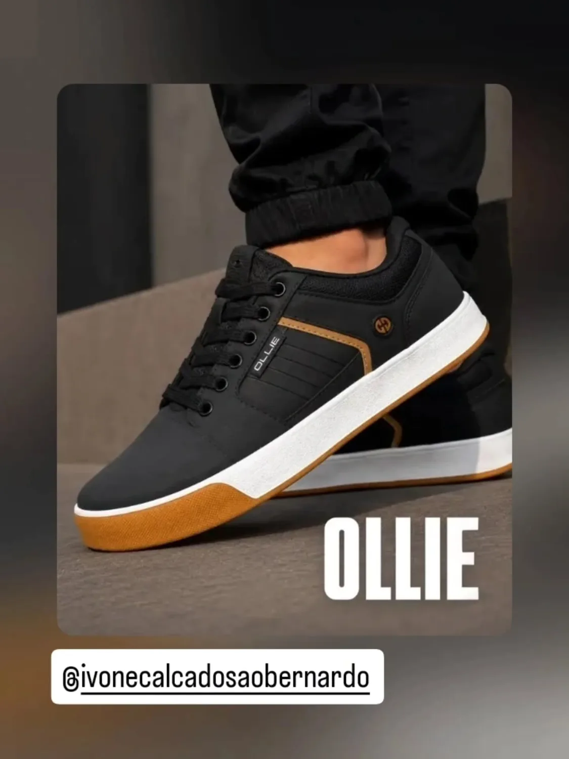 Tênis Ollie masculino preto